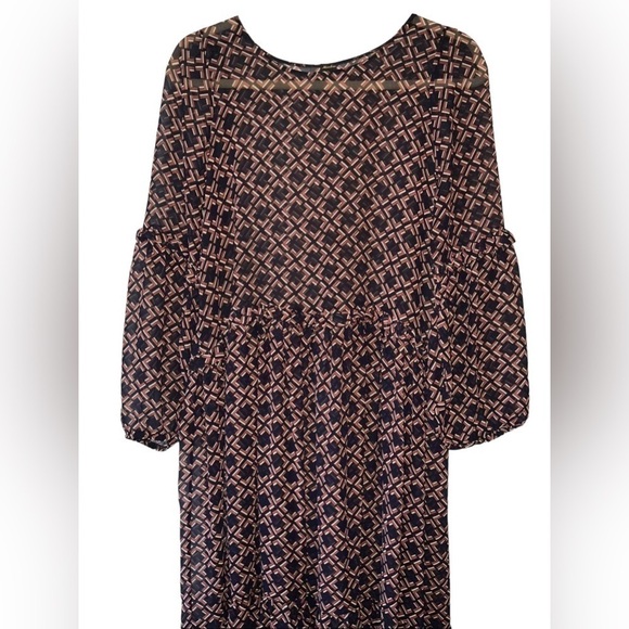 Minkie Unlined long sleeve dress. Made in UK. Sz. M - Picture 3 of 12